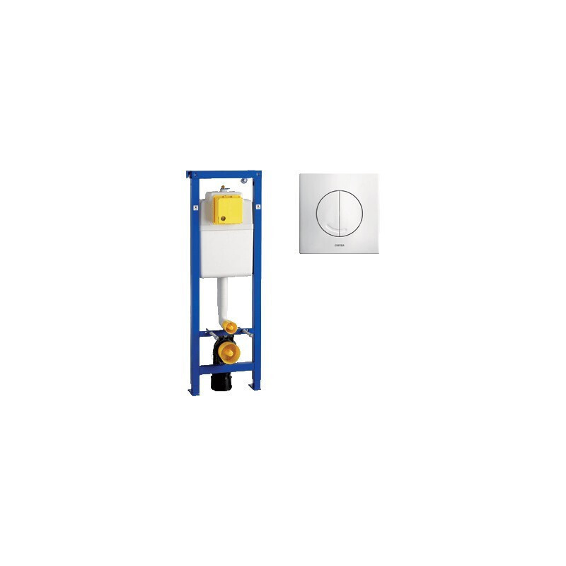 Wisa XS wc element frontbediening met bedieningspaneel Argos wit 8050452712