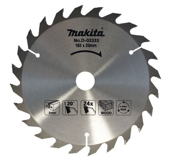 Makita D-03333 Cirkelzaagbladen - 1 stuk