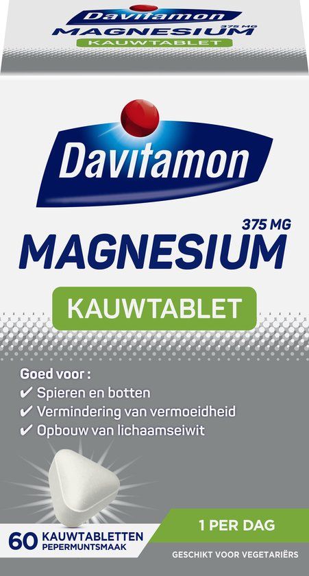 Davitamon Magnesium - 60 Kauwtabletten