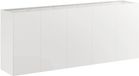 vidaXL Plantenbak 200x40x80 cm Roestvrij Staal
