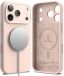 Ringke Silicone Magnetic Hoesje Geschikt voor Apple iPhone 18 Pro Max | Compatibel met MagSafe / Qi2 | Back Cover met Magneet | Zacht Siliconen | Slank Design | Roze