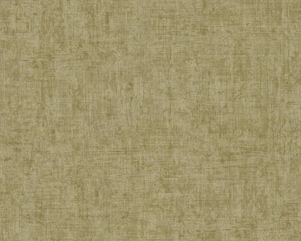 A.S. Création UNI BEHANG - Groen - AS Creation Greenery