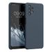 kwmobile telefoonhoesje geschikt voor Samsung Galaxy A32 5G - Hoesje met siliconen coating - Smartphone case in leisteen
