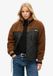 Superdry Workwear Hybride jas van fleece voor dames - Bison Brown - Maat UK10/EU38