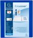 Exacompta KreaCover Presentatie Ringband, A4 Maxi, Ringcapaciteit 30 mm, 4 rings, Blauw