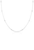 Elli Dames Halsketting met Kristallen in 925 Sterling Zilver