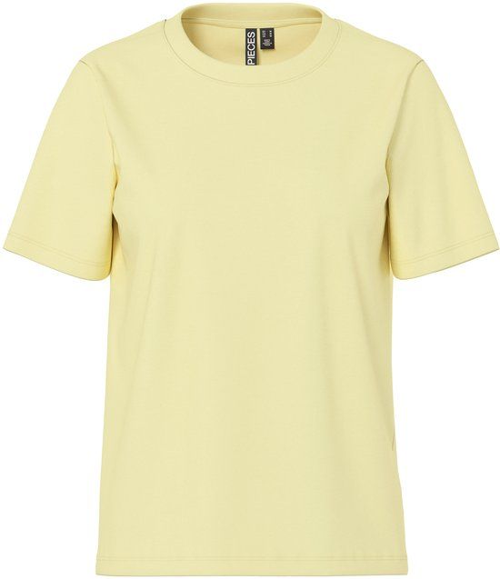 PIECES PCRIA SS SOLID TEE JRS NOOS BC Dames T-shirt French Vanilla Katoen XXL