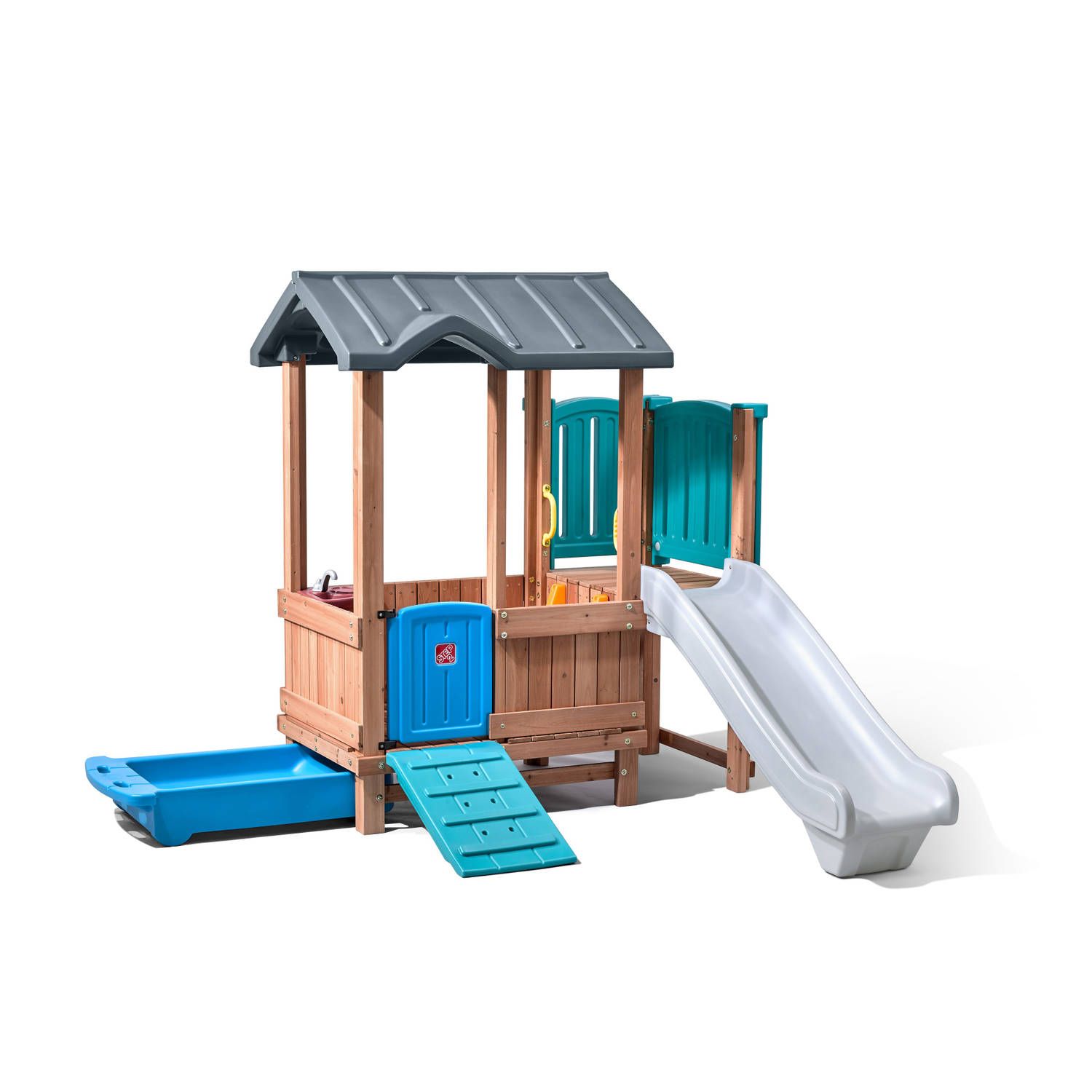 Step2 Woodland Adventure Playhouse & Slide - Speelgoedhuis - Multi