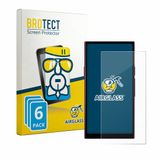 BROTECT Screenprotector 6 Stuks voor Hiby R8 II Beschermglas Transparant