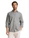 TOM TAILOR chemise décontractée coupe droite en mélange lin et coton
