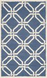 Safavieh Vloerkleed Mollie Wol Navy Blauw 122x183 cm