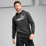 PUMA ESS No. 1 Logo Hoodie FL Unisex Trui - Dark Gray Heather