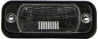 HELLA 2KA 003 738-057 Kentekenlamp - Halogeen - 12V - Inbouw/Schroefaansluiting - Lenskleur: Transparent - Onder/Achter/Buiten/Bovenaan - Aantal: 80