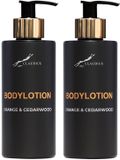 Claudius Cosmetics B.V. Bodylotion Sweet Orange & Cedarwood 300 ml - gouden pomp - 2 stuks