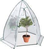 Relaxdays plantenhoes vorst - kweekkas folie - 185 x 180 x 160 cm - winterbescherming