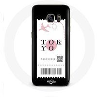 Maniacase Etui voor Samsung Galaxy S7 Air ticket Tokyo Japan