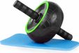 Équipement d'entraînement à poulie abdominale pour la remise en forme, le home gym, le Pilates avec tapis antidérapant vert