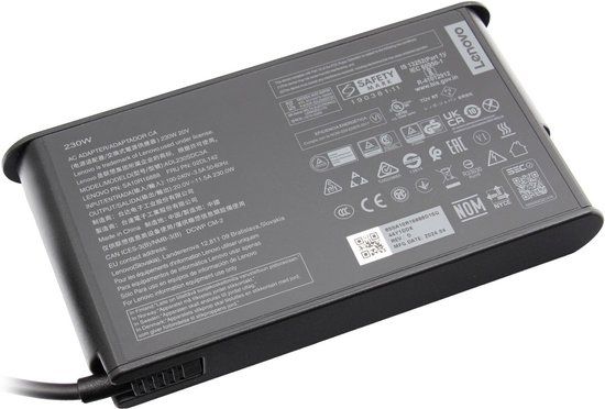 Lenovo 02DL143 Laptop Adapter 230W - Compatible with Lenovo Legion Series Laptops - EAN: 4065481009061