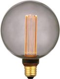 Expo Trading ETH Glas LED bol Lichtbron - Fitting E27 - Dimbaar - Rookglas