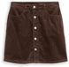 Tom Tailor Denim Minirok van corduroy met knoopsluiting - Maat L - cool dark brown