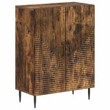 vidaXL - Badkamer - Opbergkast - HAARLEM - Gerookt eiken - 59,5 x 31 x 80 cm