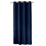 Enjoy Home 2015BL140240 gordijn, Bachette, polyester, met 8 ogen, 140 x 240 cm, marineblauw, 240 x 140 cm