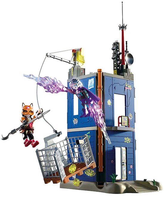 PLAYMOBIL | Helden | Duel in de Helden Toren | Spel boordevol actie voor spannende duels & fantasierijke verhalen | Met gedetailleerde figuren & accessoires | Perfect cadeau voor kinderen vanaf 4 jaar | 72022