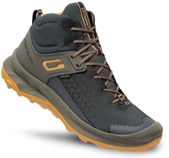 Grisport Explorer mid groen geel wandelschoenen uni (15403-180)