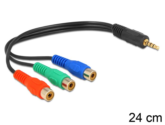 DeLOCK 62499 - Kabel - 0,24 m - Zwart