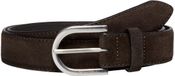 Marc O'Polo Leren riem Jill Belt W80 Burnt Coffee donkerbruin