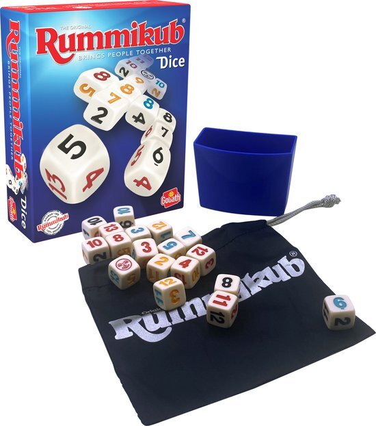 Goliath Rummikub Dice - Dobbelspel - Bordspel - Rummikub met dobbelstenen!