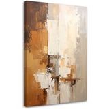 Image sur toile abstraction moderne beige 40x60