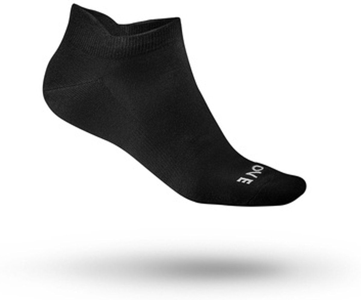 GripGrab Classic No Show Fietssokken Maat L Zwart