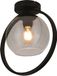 Freelight Aureol Plafondlamp - 30cm - Smoke - Zwart