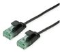 ROLINE UTP DataCenter Patchkabel Cat.6A (Klasse EA), extra dun, zwart, 3 m