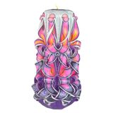Handgemaakte designkaars, geurloze decoratieve kaars Ø 30 x hoogte 22 cm, 126 uur lang brandende cilindrische kaars, rookvrije katoenen lont, ideale woondecoratie en veelzijdig cadeau