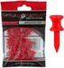 The Brand Fusion Rode Plastic Golf Tees 12mm 30 Stuks