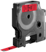 DYMO D1 Label Tape - 9mm x 7m - Black on Red