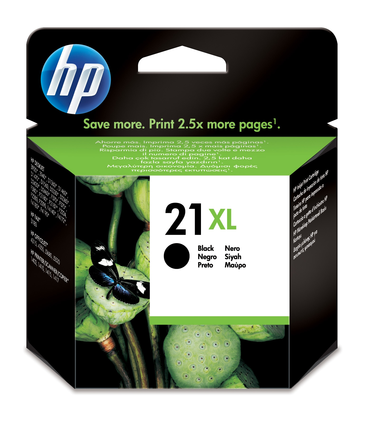 HP 21XL originele high-capacity zwarte inktcartridge