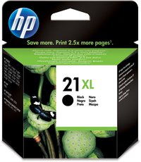 HP 21XL High Capacity Black Ink Cartridge - Original