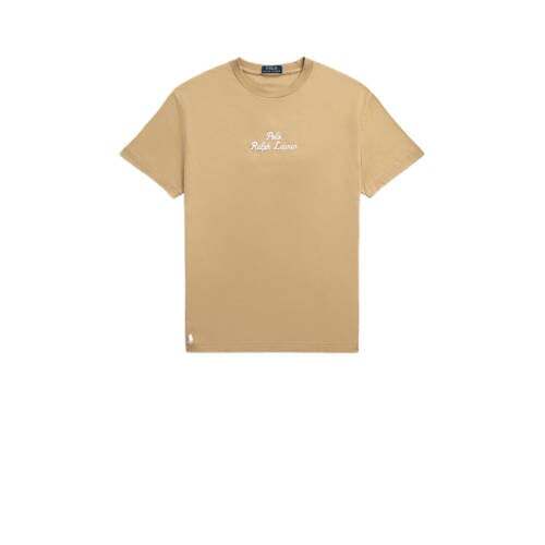 POLO Ralph Lauren POLO Ralph Lauren slim fit T-shirt met printopdruk desert khaki