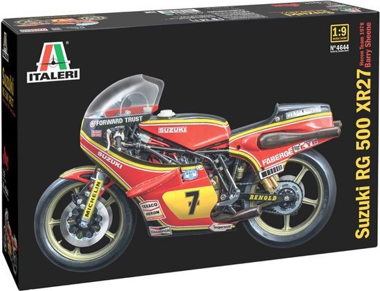 Italeri Suzuki RG 500 XR27 Barry Sheene - 4644 Modelbouw pakket 1:9