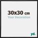 yd. Cadre photo 30x30 cm Noir Brillant Plastique
