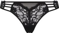 Hunkemöller Dames Lingerie String Briar - Zwart - maat XL