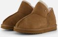 Warmbat Willow Suede Dames Sloffen - Camel - Maat 38