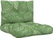 vidaXL Palletkussens 2 st bladpatroon oxford stof