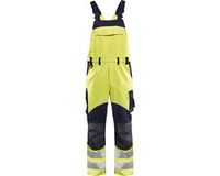 Blåkläder Multinorm bretelbroek Inherent 2889-1512 - High Vis Geel/Marineblauw - C52