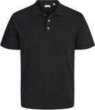 JACK&JONES JJWILL KNIT POLO SS Heren Polo Zwart Katoen M