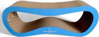 Mruu&Pruu GRAND PANIER POUR CHAT 78x28x24 cm bleu Panier pour chat Planche griffoir Poteau griffoir Carton Panier griffoir Panier pour chat
