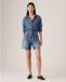 Levi's Baggy shorts Blauw Denim